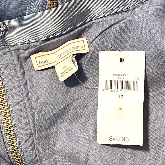 Gap eyelet Chambray mini skirt NWT 12 432 - Picture 5 of 7